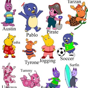 Laser Cutting Designs for Backyardigans