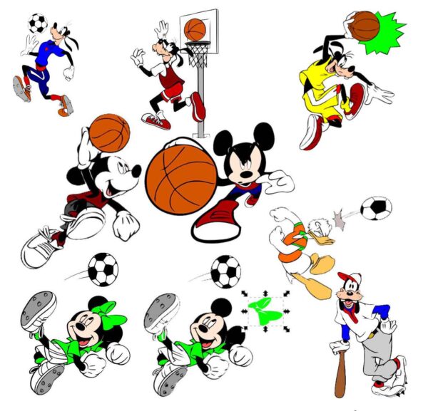 Laser Cutting Designs for DisneySports