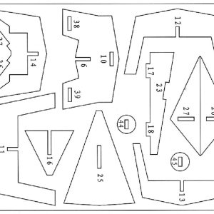 Laser Cutting Designs for F-117