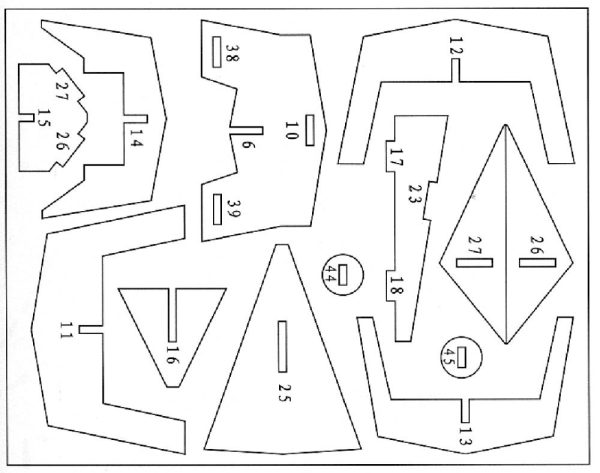 Laser Cutting Designs for F-117