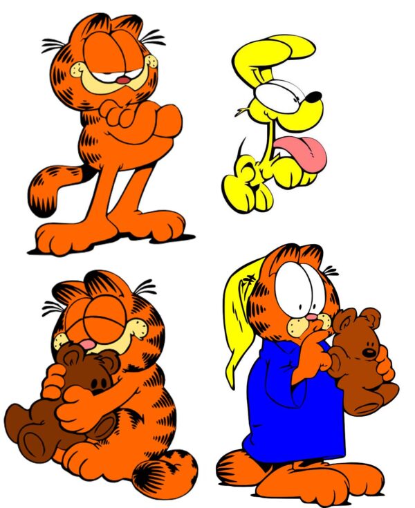 Laser Cutting Designs for Garfield