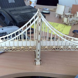 Laser Cutting Designs for Puente Golden Gate