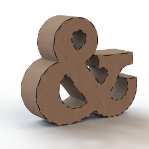 Laser Cutting Designs for HARFLER_Letters