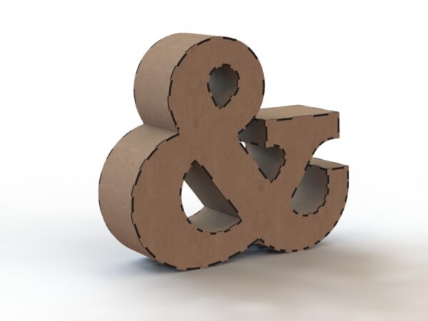 Laser Cutting Designs for HARFLER_Letters