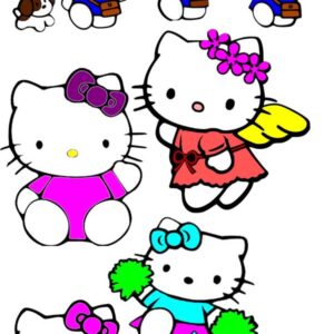 Laser Cutting Designs for HelloKitty