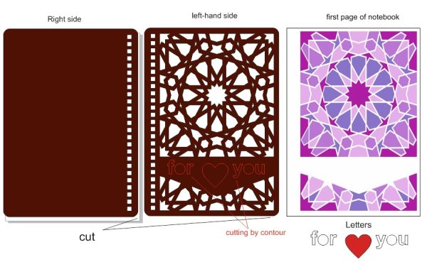 Laser Cutting Designs for Model14 (304)