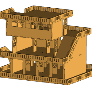 Laser Cutting Designs for Parking Garage