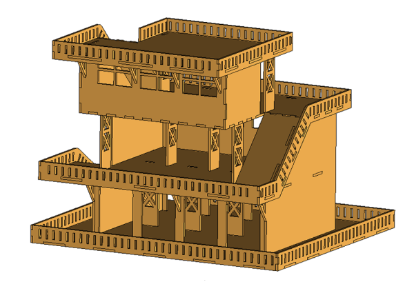 Laser Cutting Designs for Parking Garage