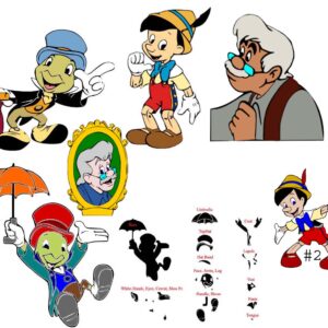 Laser Cutting Designs for Pinocchio