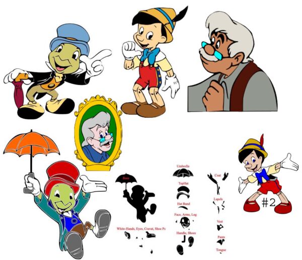 Laser Cutting Designs for Pinocchio