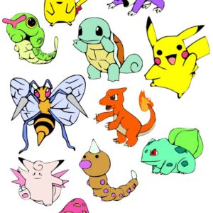 Laser Cutting Designs for Pokemon