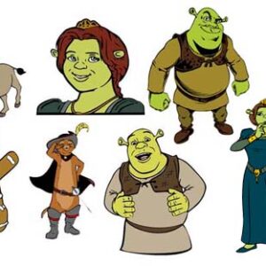 Laser Cutting Designs for Shrek