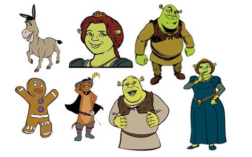 Laser Cut Designs Shrek