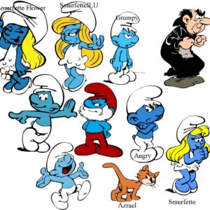 Laser Cutting Designs for Smurfs