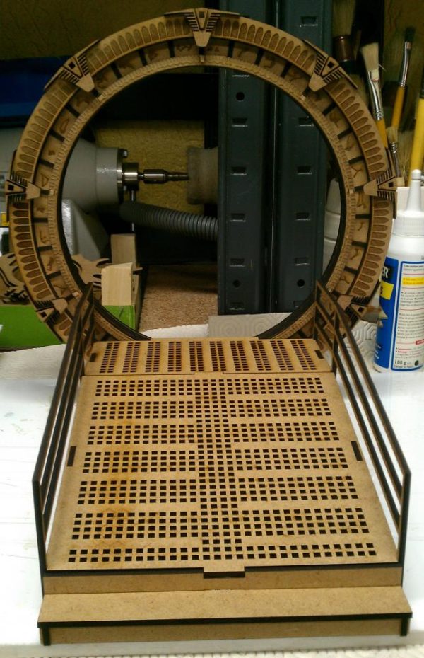 Laser Cutting Designs for Stargate