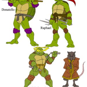 Laser Cutting Designs for TMNT