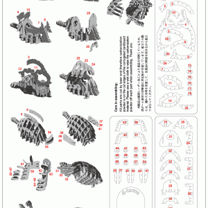 Laser Cutting Designs for Tartaruga D-Torso GF