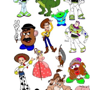 Laser Cutting Designs for ToyStory