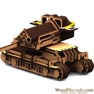 Laser Cutting Designs for Zulu Main Battle Tank